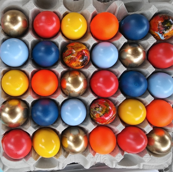 Easter Confetti eggs Cascarones 5 Dozen 60 count Cinco De Mayo Game Fun Party - Picture 6 of 12